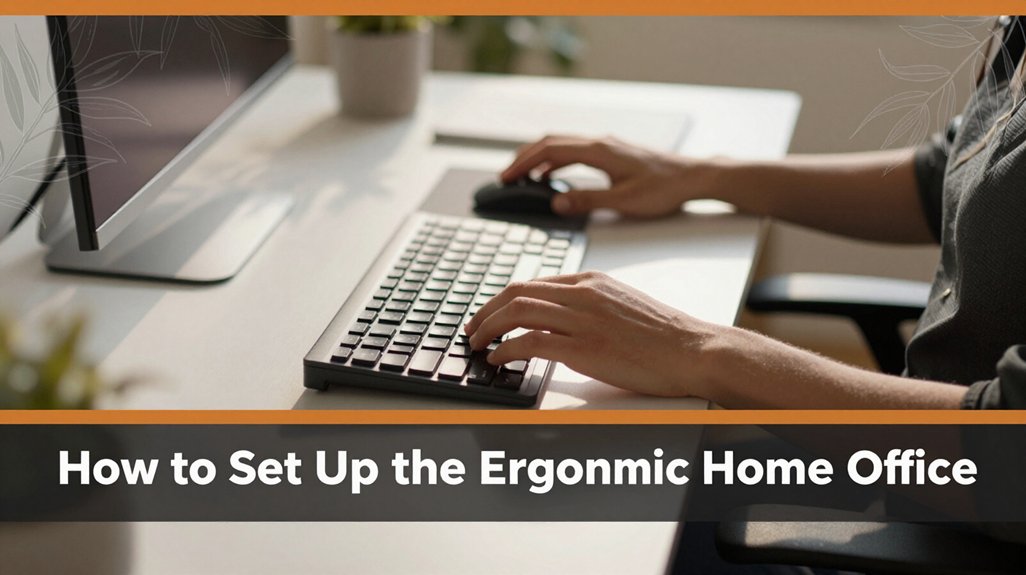 ergonomic home office setup