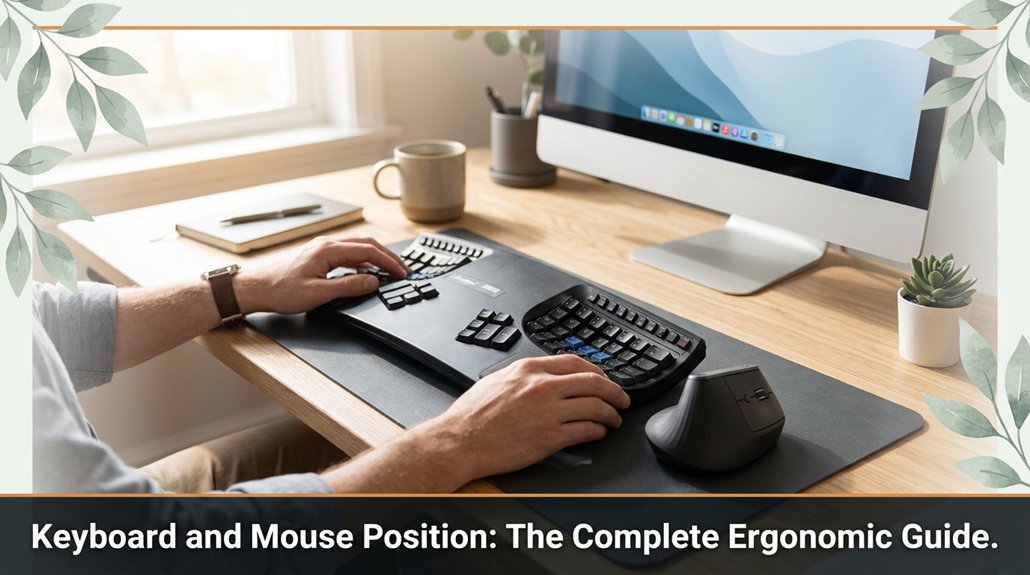 ergonomic keyboard and mouse
