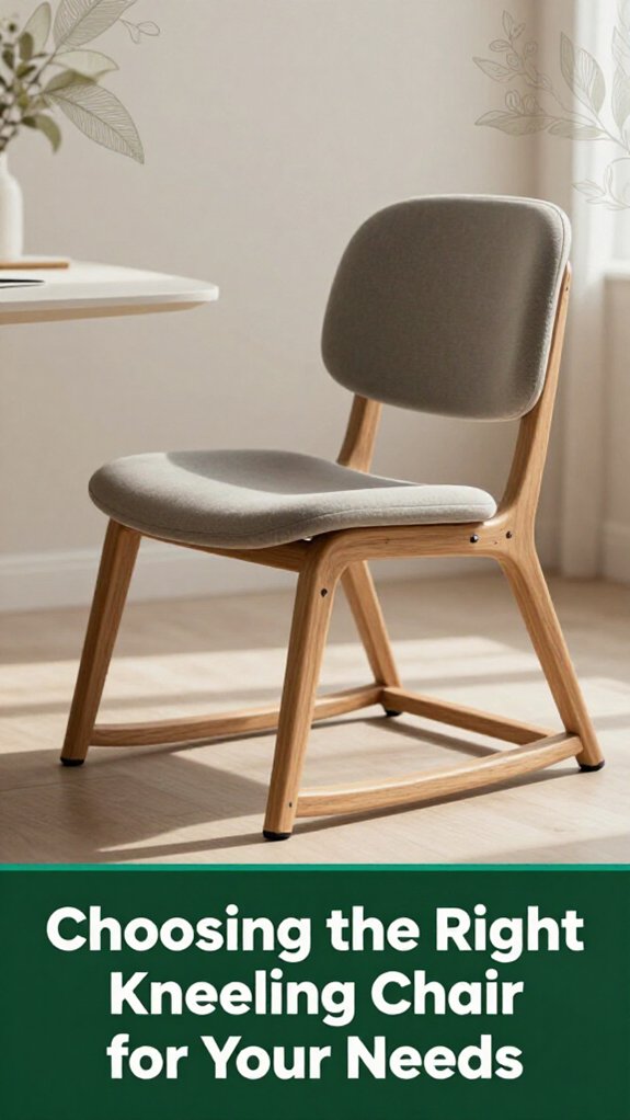 ergonomic kneeling chair selection
