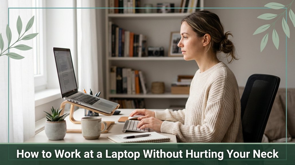 ergonomic laptop positioning tips