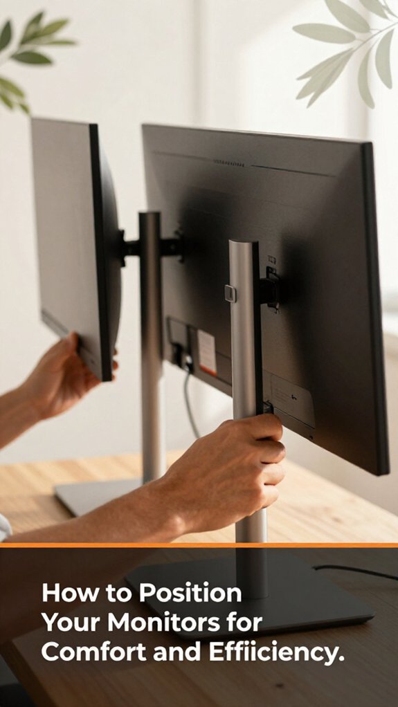 ergonomic monitor positioning guidelines