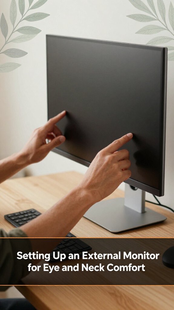 ergonomic monitor setup tips