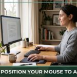 ergonomic mouse positioning tips