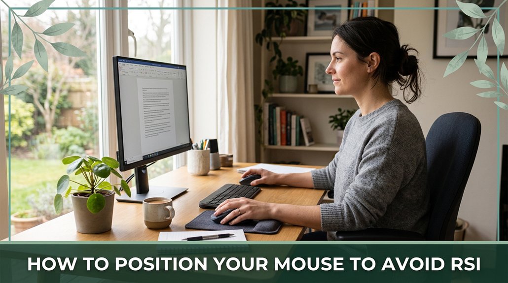 ergonomic mouse positioning tips