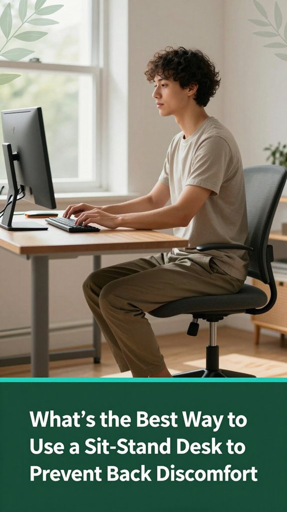 ergonomic sit stand desk practices