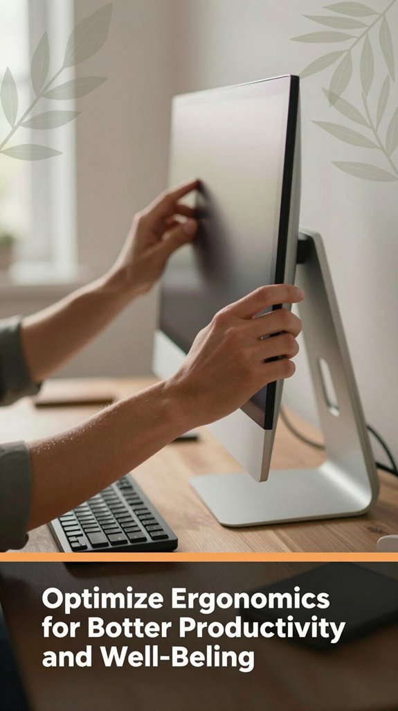 ergonomic workspace boosts productivity