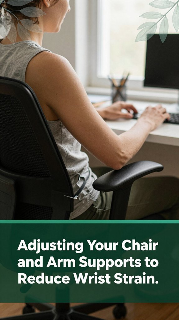 The Correct Keyboard Position to Prevent Wrist Pain 4 ergonomic workspace chair adjustments
