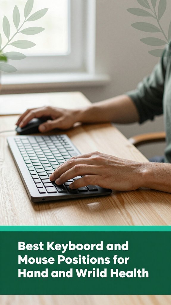 ergonomic wrist and hand positioning