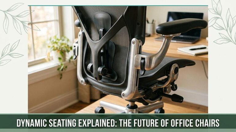Dynamic Seating Explained: The Future of Office Chairs 5 flexible ergonomics for comfort