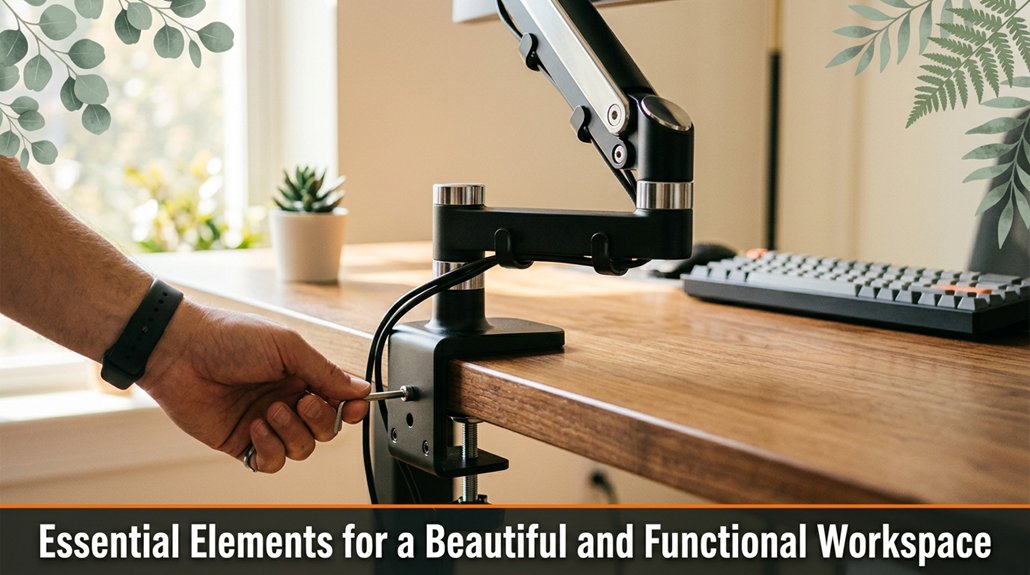 functional and beautiful workspace
