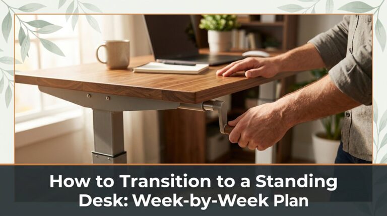 gradual standing desk adjustment