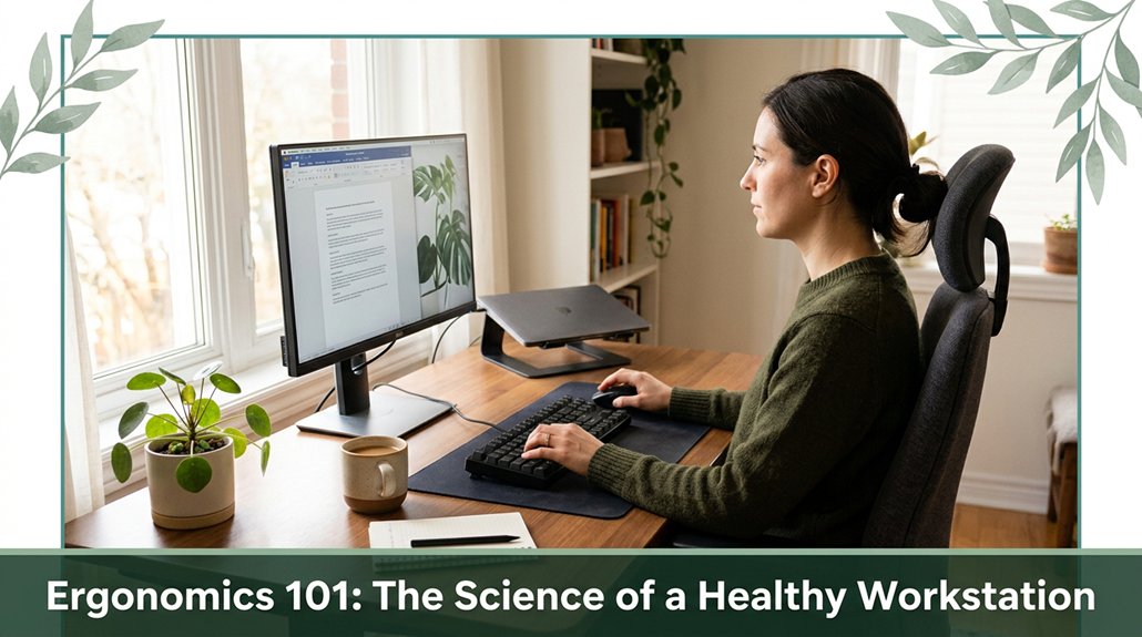 healthy workstation design principles