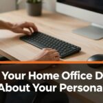home office reflects personality