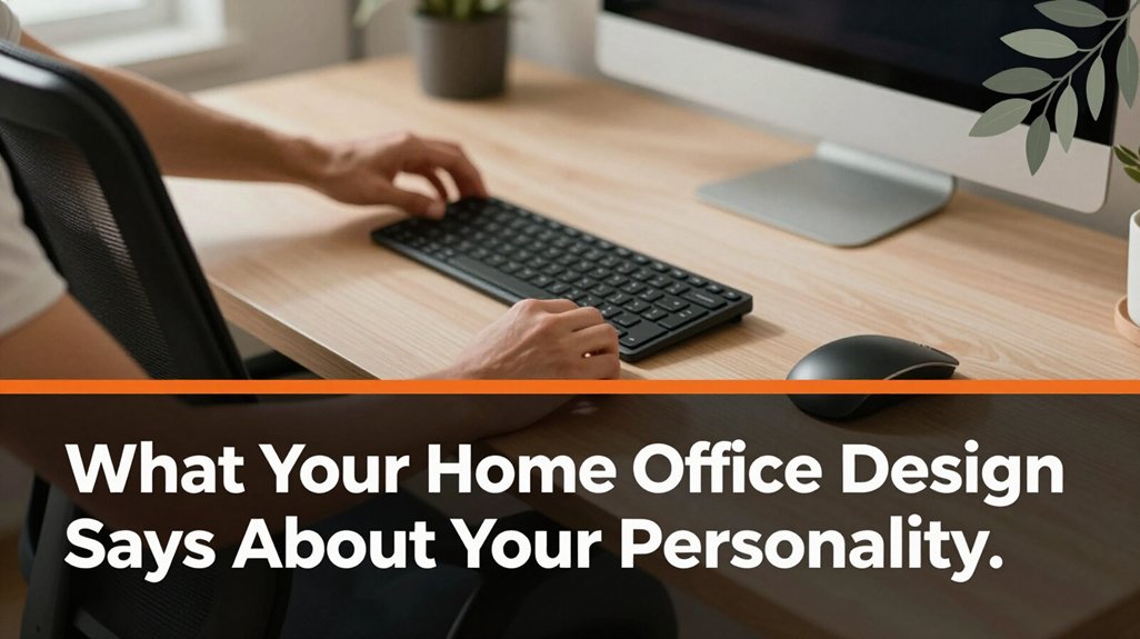 home office reflects personality