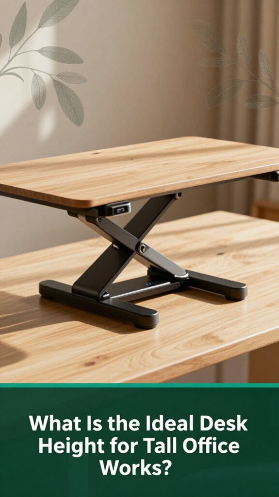 ideal desk height guidelines