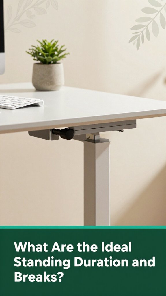 ideal standing and breaks
