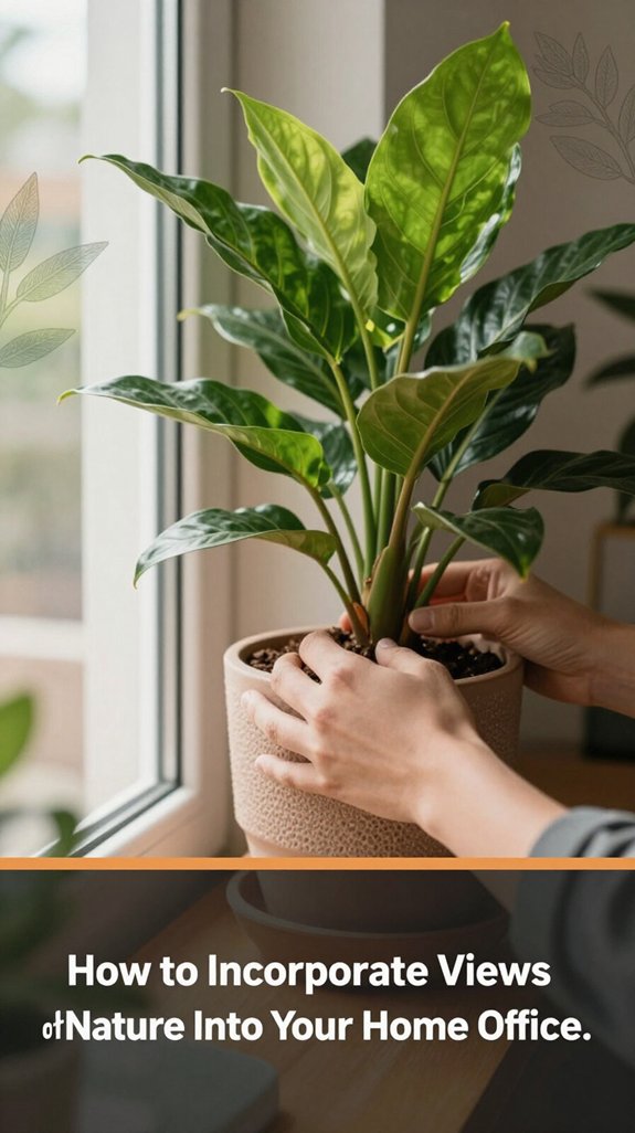 incorporate nature into workspace