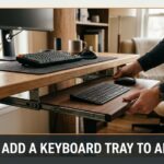 installing a keyboard tray