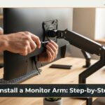 installing a monitor arm
