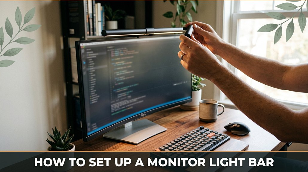 installing a monitor light