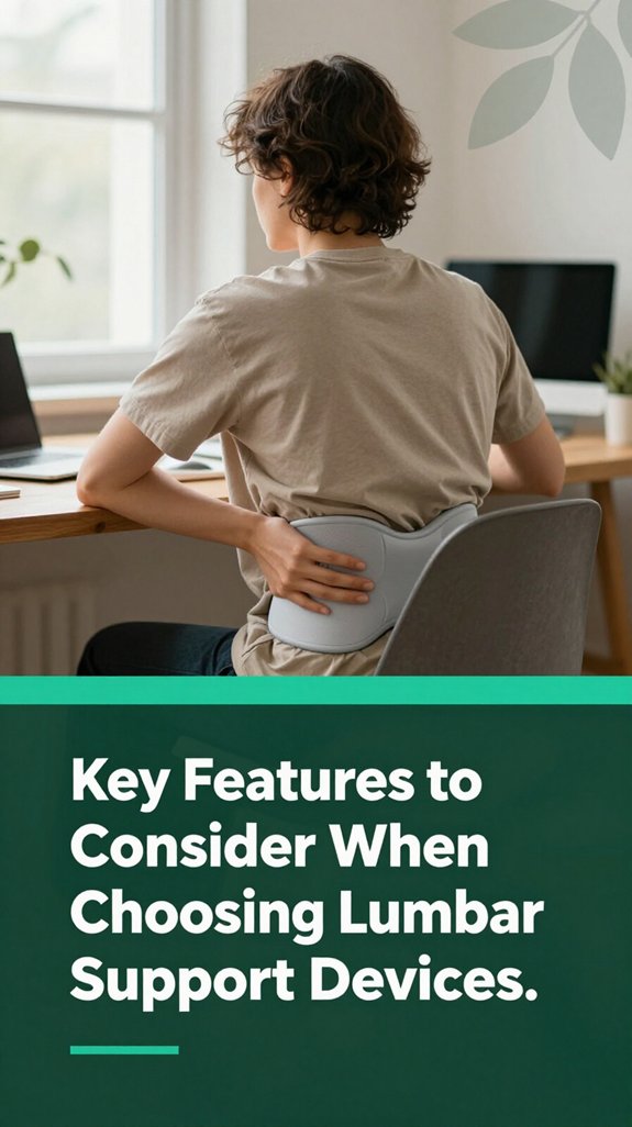 lumbar support device features