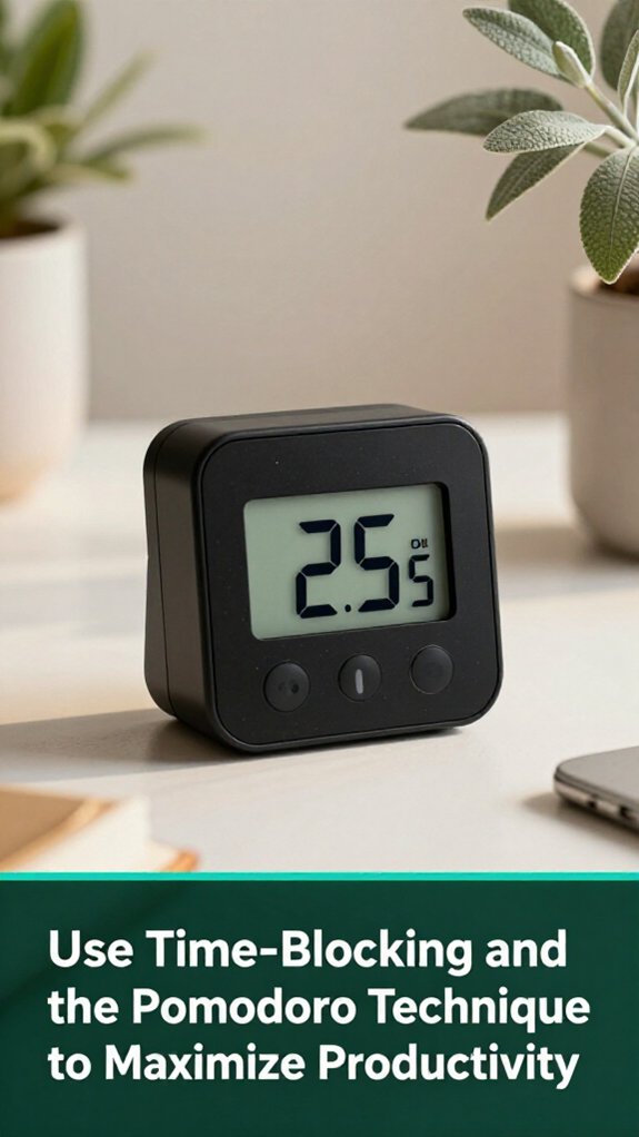 maximize productivity with focus
