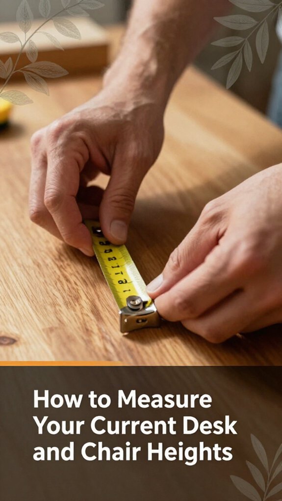 measure chair and desk heights