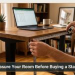 measure room for desk