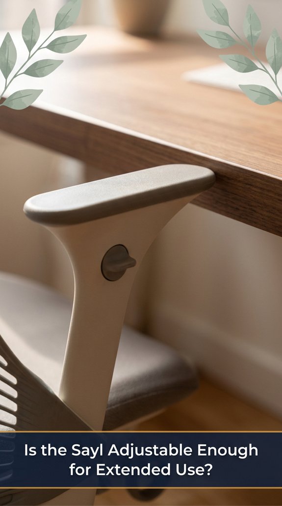 moderate ergonomic flexibility offered