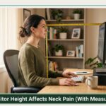 monitor height and neck pain