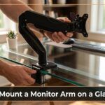 mounting monitor arm securely