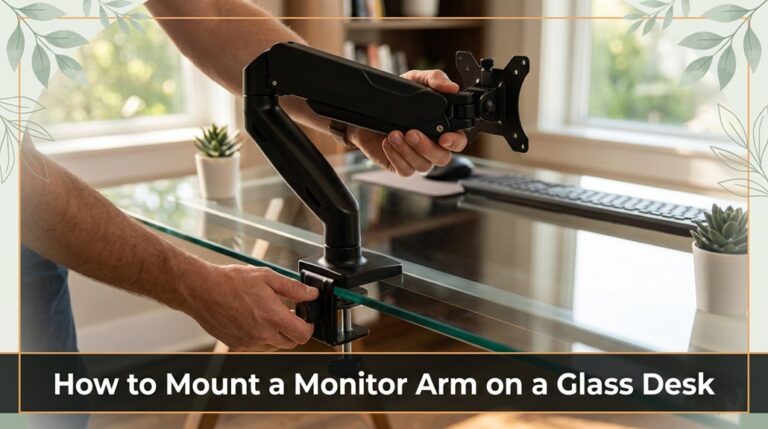 mounting monitor arm securely