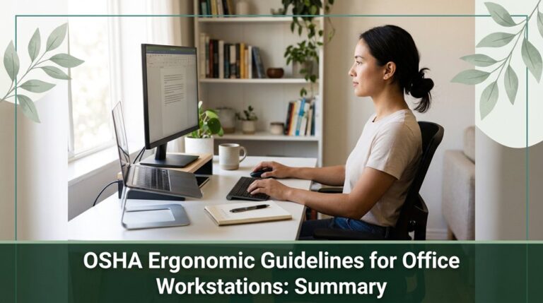 office workstation safety tips