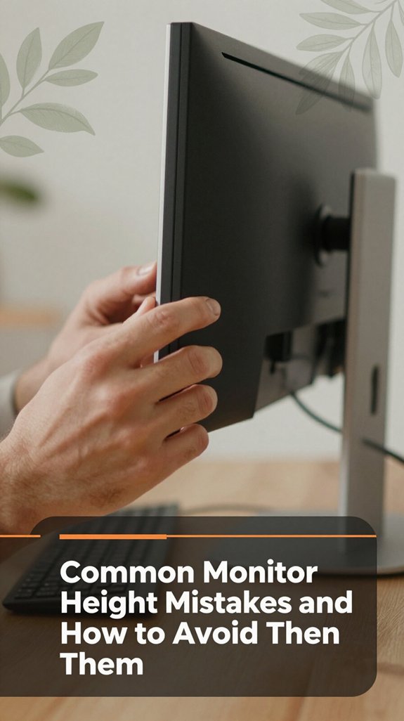 optimal monitor height guidelines