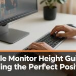 optimal monitor height position