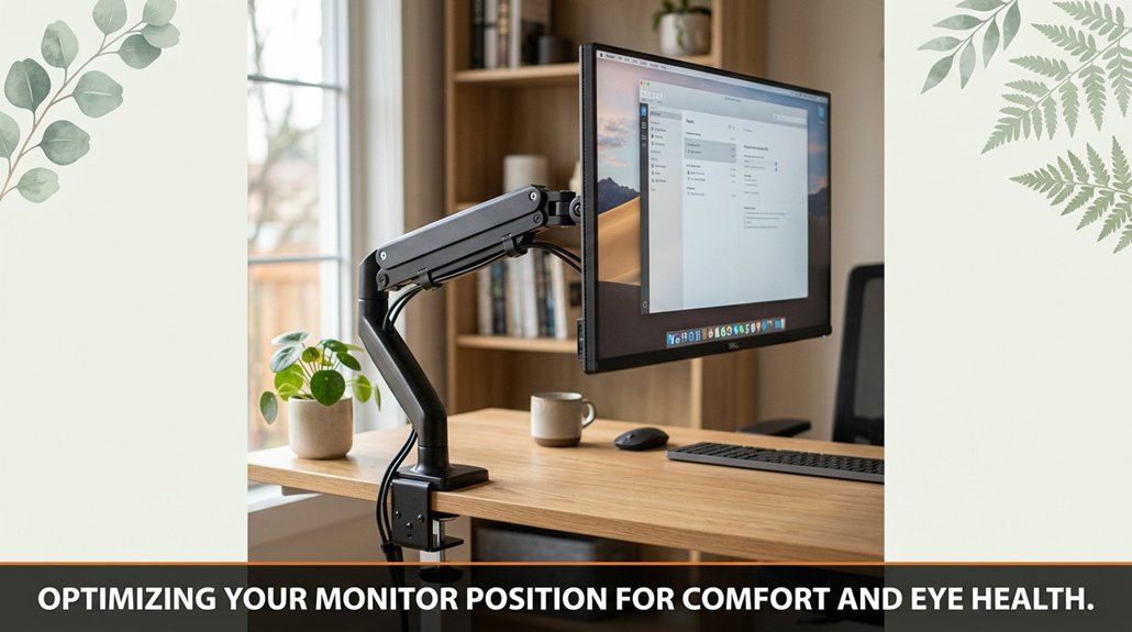 optimal monitor positioning guidelines
