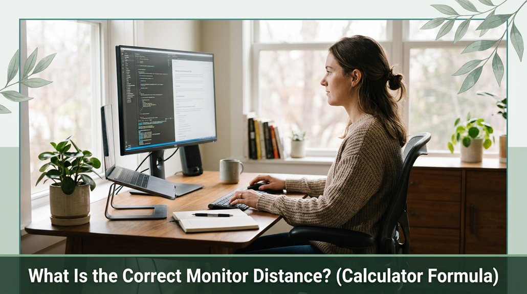 optimal monitor viewing distance