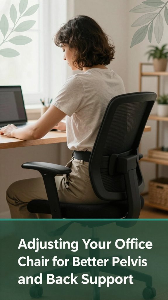 Anterior Pelvic Tilt From Sitting: Exercises and Chair Fixes 4 optimal office chair adjustments