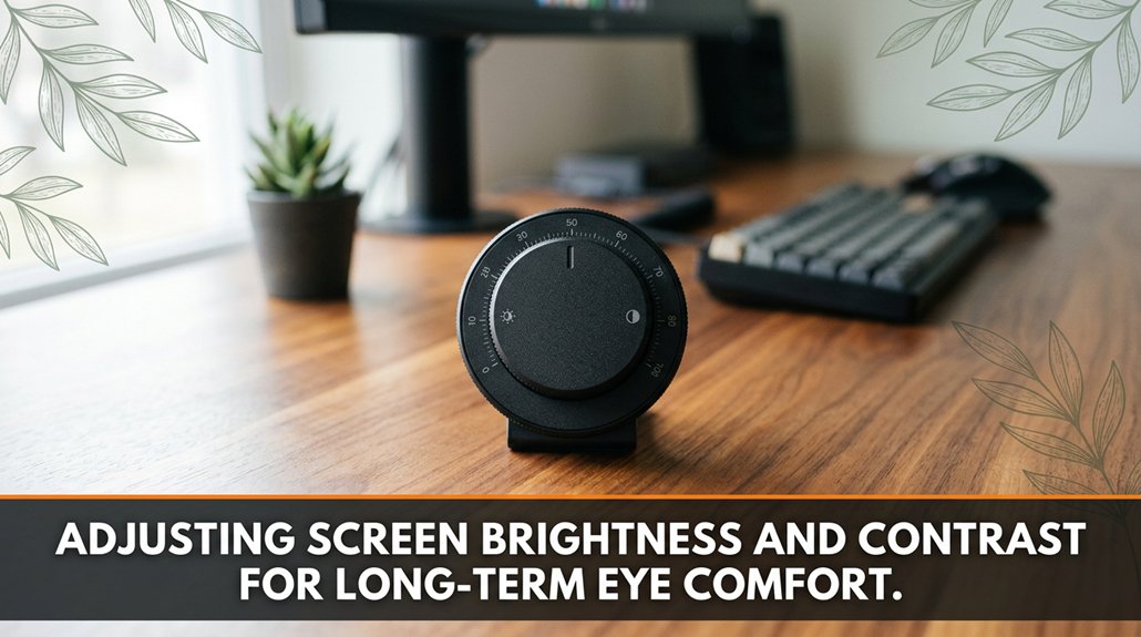 optimal screen brightness balance