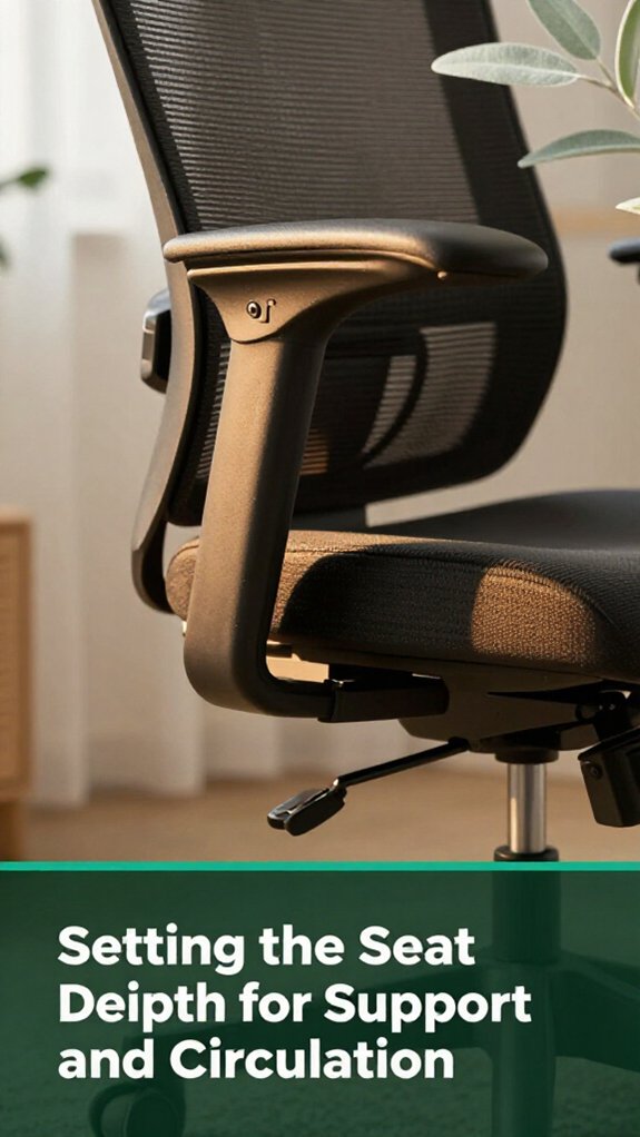 How to Adjust a Steelcase Leap V2: Full Guide 1 optimal seat depth adjustment