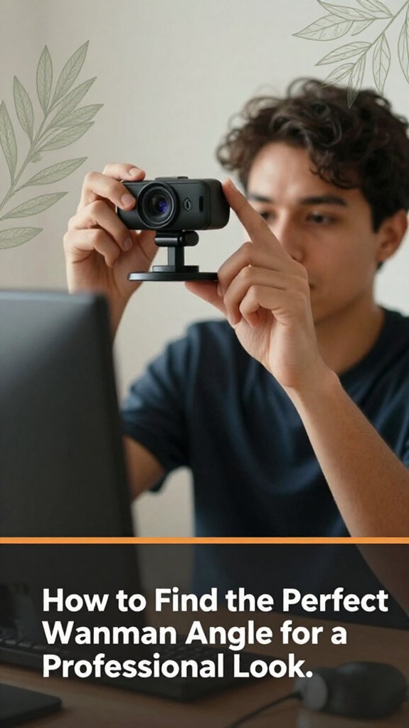 optimal webcam eye level