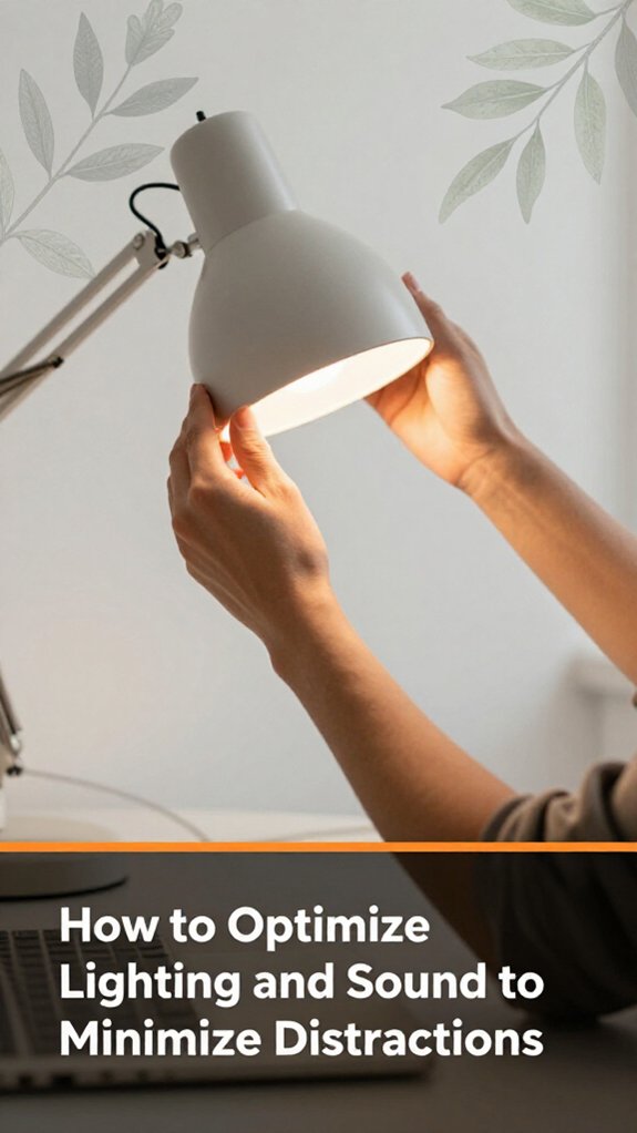 How to Create a Focus Optimized Workspace 2 optimize lighting and sound