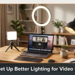 optimize video meeting lighting