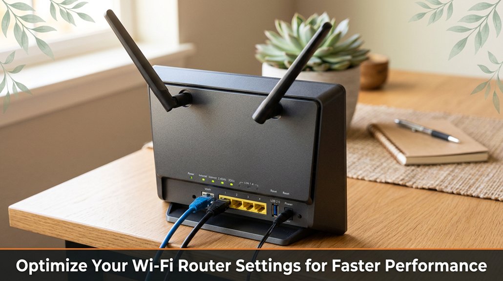 optimize wi fi router settings