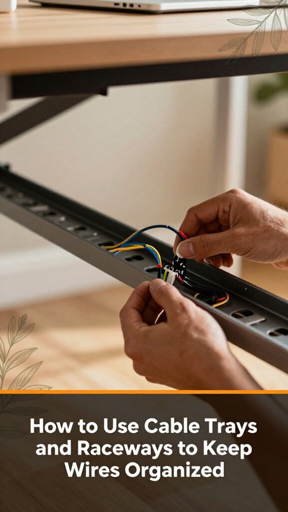 organize cables with raceways