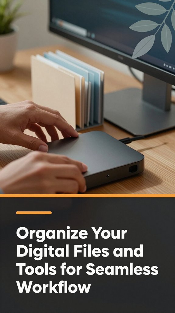 How to Make Your Home Office Feel Like a Real Office (Without the Open Plan) 4 organized digital workspace benefits