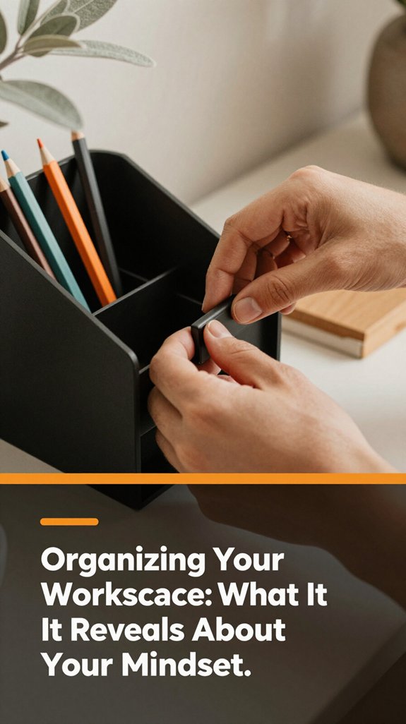 organized workspace enhances mindset