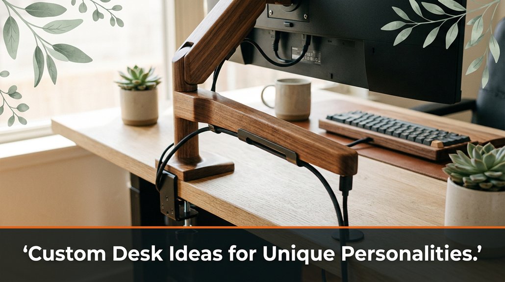 personalized vibrant workspace design