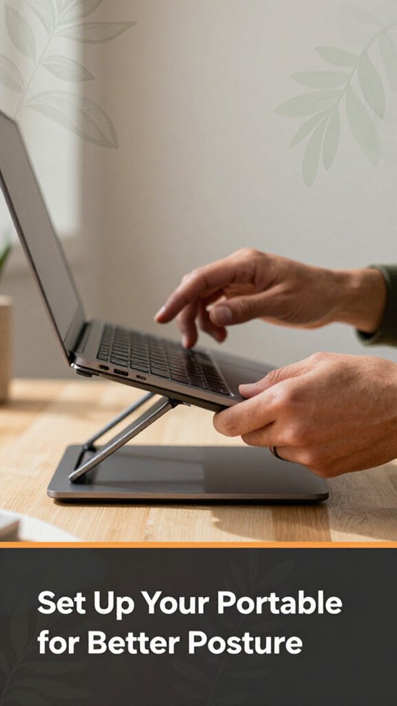 portable workspace posture tips