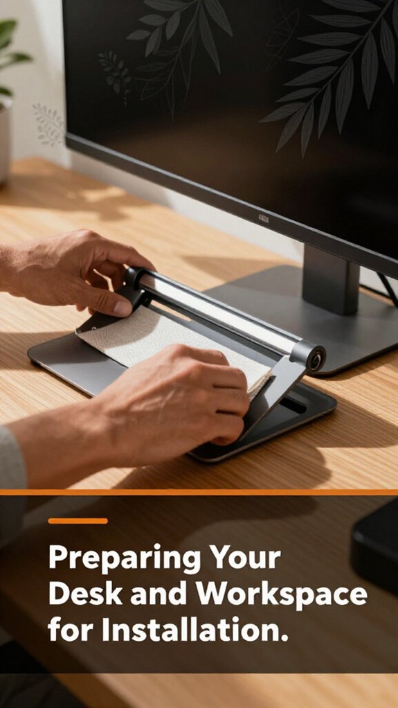 prepare workspace for installation